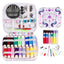 Kit De Costura Estuche Con Diseños 86 Pzs