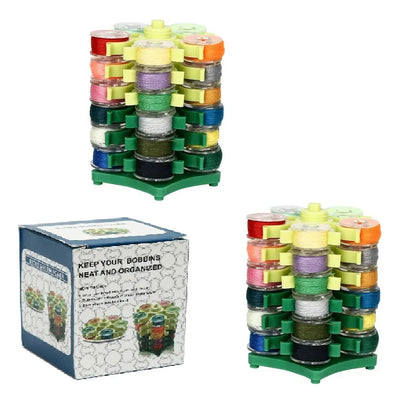 Set 2 Torres Para Bobinas De Hilos De Maquina De Coser