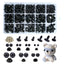 Set Ojos De Seguridad Y Nariz Amigurumi 462 Pcs Incluye Caja
