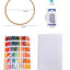 Kit Bordado Completo 60 Hilos, Bastidor, Tela Y Agujas