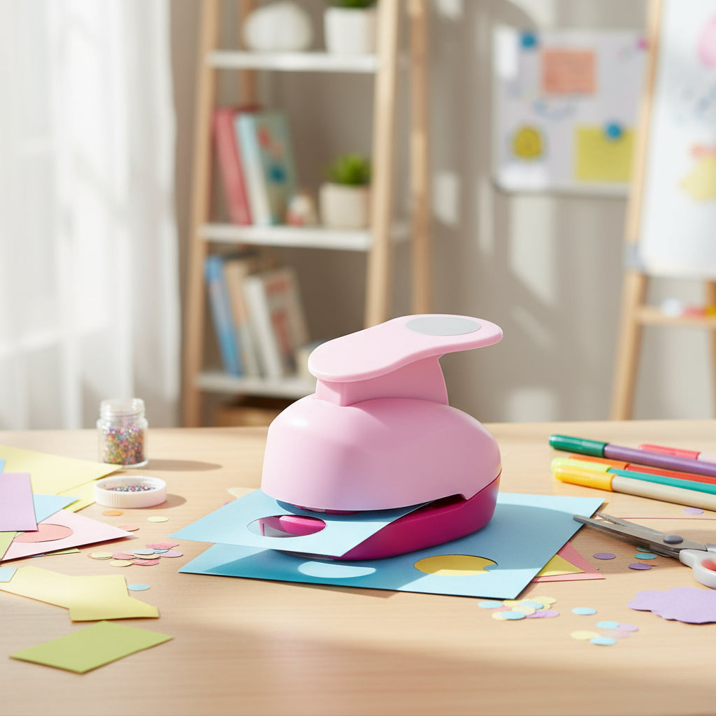 Perforador De Papel Cortador Circulos 2.5cm Diametro Kamei