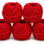 Pack De 5 Ovillos De Yute De Colores 2mm 50gr Por Ovillo
