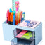 Organizador De Escritorio Con Cajones Y Compartimentos