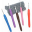 Set De 18 Crochet Con Mango De Silicona Ergonomico 0.5 A 8mm