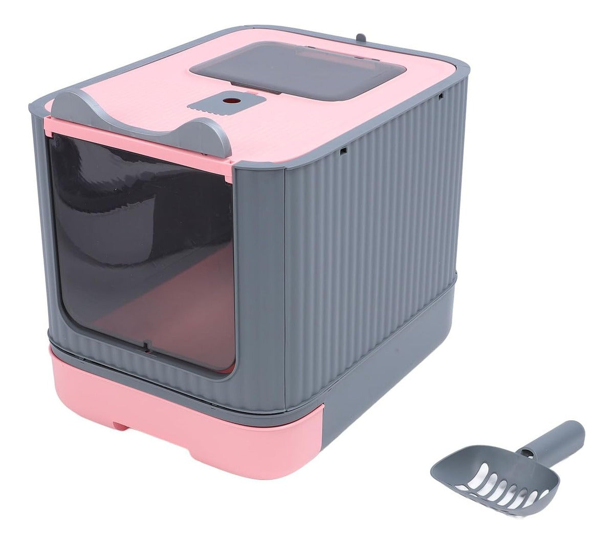 Arenero Cerrado Desmontable Para Gato Con Pala