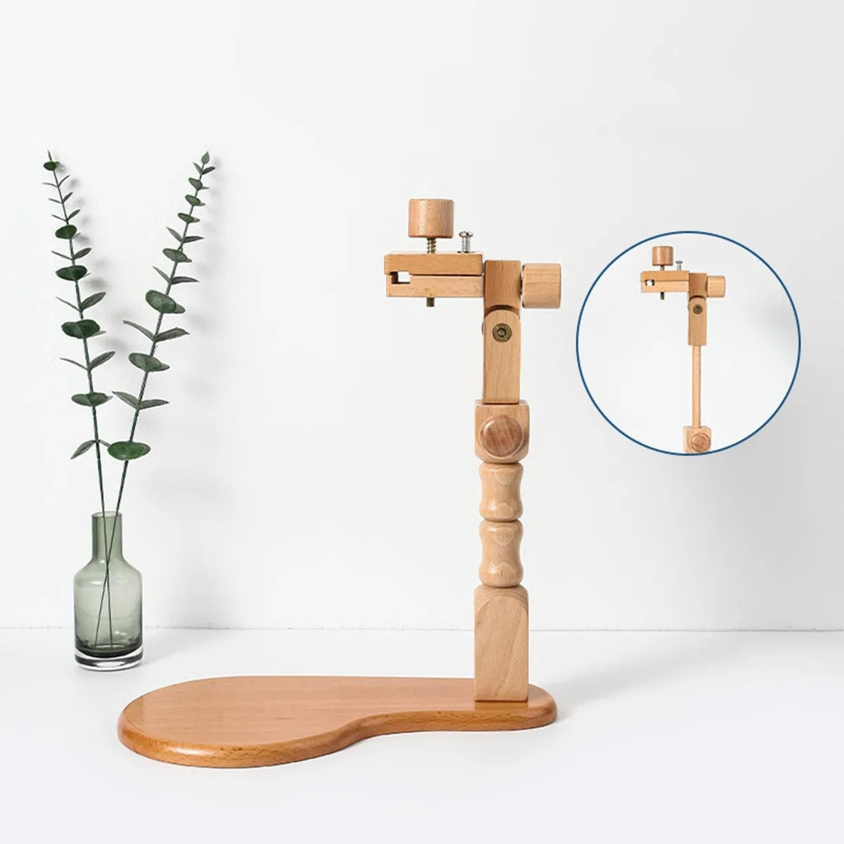 Soporte De Madera Ajustable Para Bastidor De Bordado