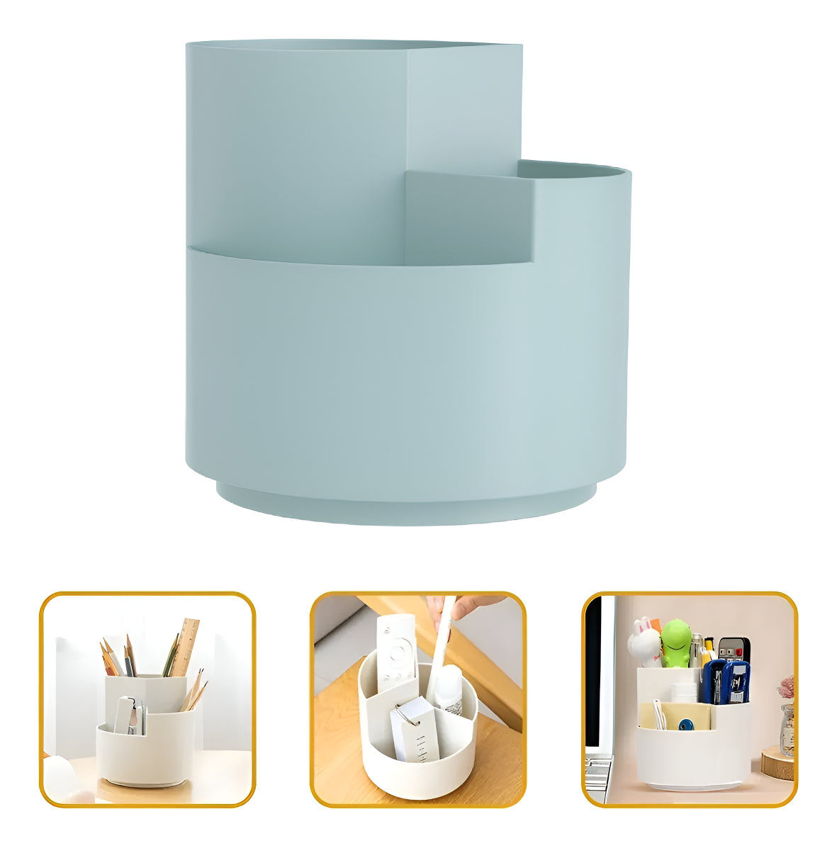 Porta Lapices Giratorio Organizador De Escritorio Maquillaje