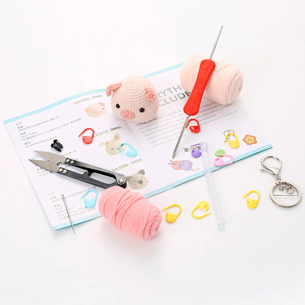 Set Diy Crochet Amigurumi Animalitos Para Principiantes