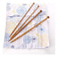 Set 18 Pares De Palillos Rectos De Bambu -- 35cm De Largo