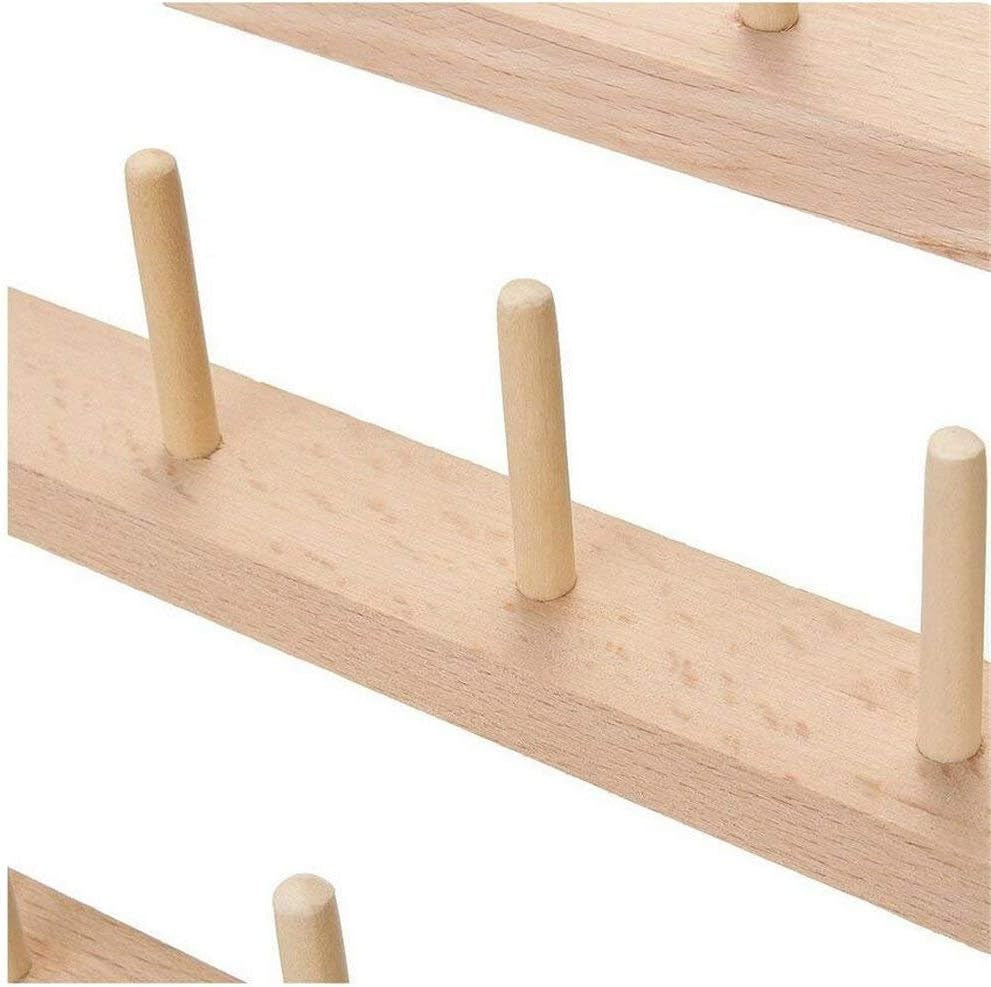 Organizador De Madera Para 60 Hilos De Costura