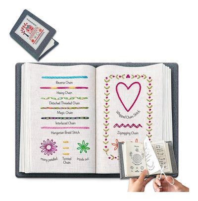 Libro De Bordado Con Diseños Para Practicar Y Aprender
