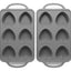 Set 2 Moldes De Silicona Para Cupcake Muffin Forma Corazon