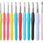 Set De 11 Crochet Con Mango De Silicona Ergonomico