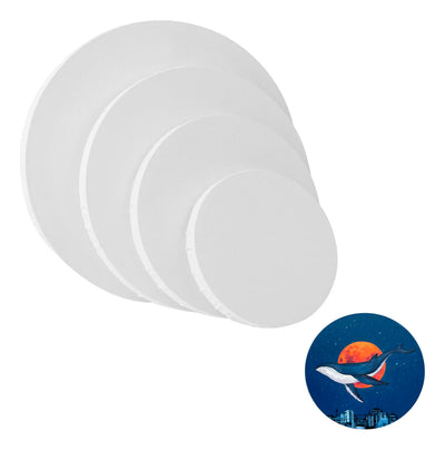 Set 4 Bastidores Circulares Para Pintar Lienzo De Tela