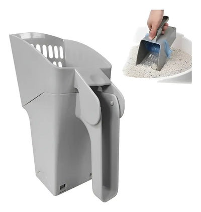 Pala Cuchara Recogedora De Arena Arenero Para Gato Con Bolsa