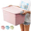 Caja Organizadora Plástica 40 Litros Con Tapa Multiuso