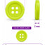 Pack 100 Botones De Resina 11mm Para Costura Y Manualidades