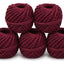 Pack De 5 Ovillos De Yute De Colores 2mm 50gr Por Ovillo