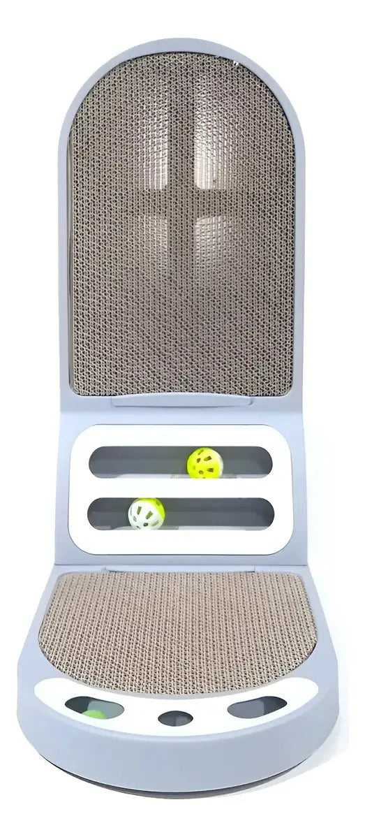 Rascador Vertical Interactivo Para Gatos Con Pelotas