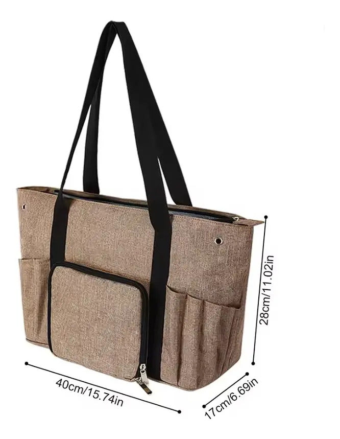 Bolso Organizador Para Tejido Y Crochet Porta Ovillos