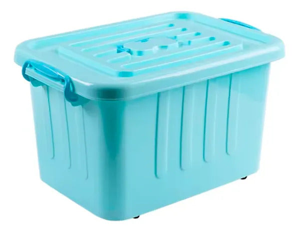 Caja Organizadora De Plastico 30 Litros Con Tapa Multiuso