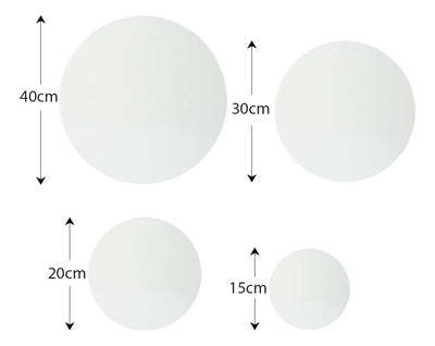 Set 4 Bastidores Circulares Para Pintar Lienzo De Tela
