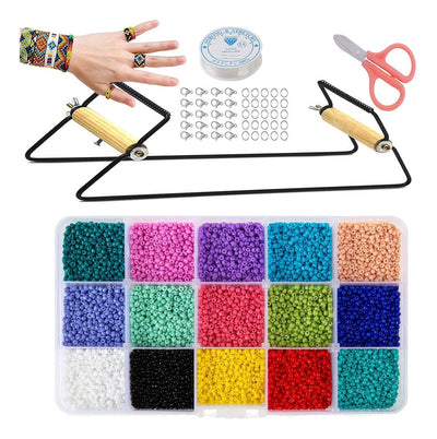 Set Telar Mostacillas Y Accesorios Para Pulseras Miyuki