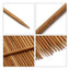 Set 72 Palillos De Madera Doble Punta Para Calcetines 25cm