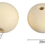 Pack 100 Cuentas De Madera 20mm Color Natural Para Macrame