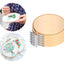 Set De 5 Bastidores De Madera Bambu Para Bordado 8cm X 5un