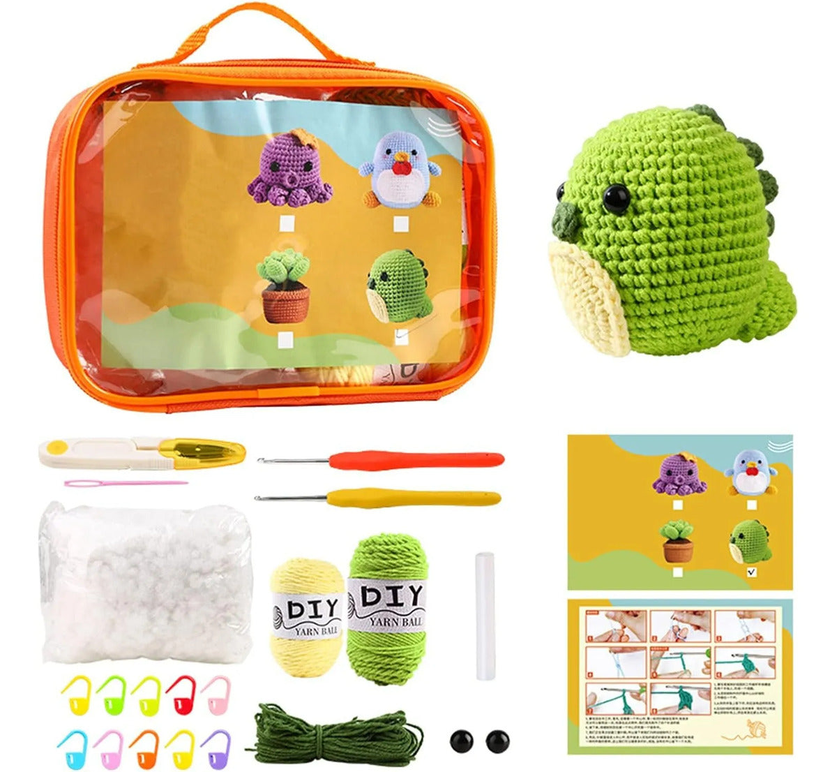 Kit Crochet Amigurumi Diy Paso A Paso Para Principiantes