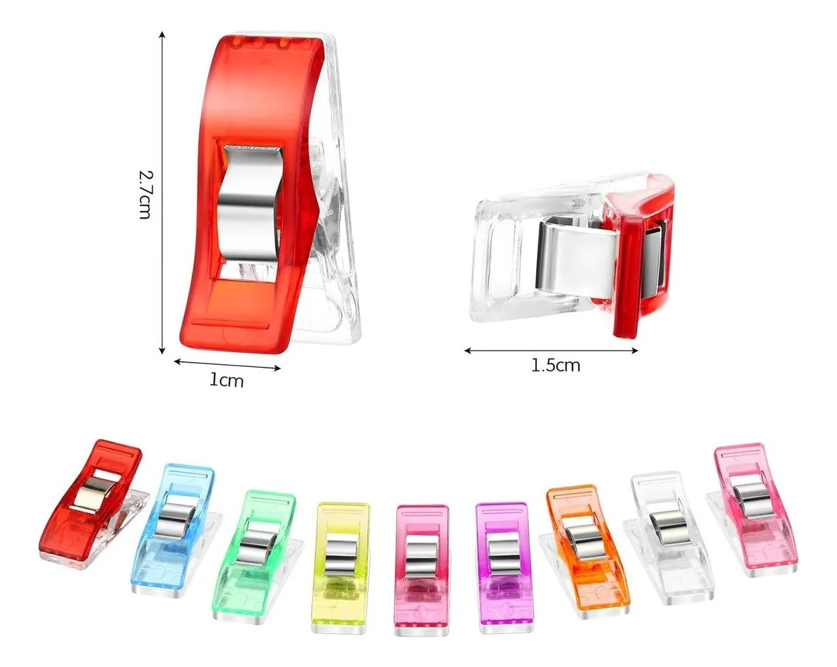 Set 250 Pinzas De Tela Costura Patronaje Patchwork