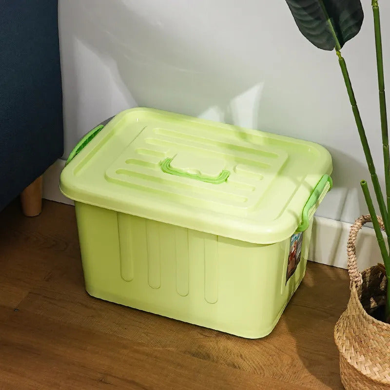 Caja Organizadora De Plastico 30 Litros Con Tapa Multiuso