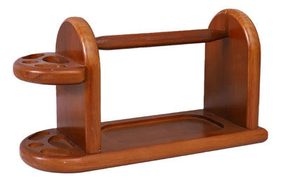 Soporte De Madera Porta Ovillos De Lana Hilos Y Accesorios