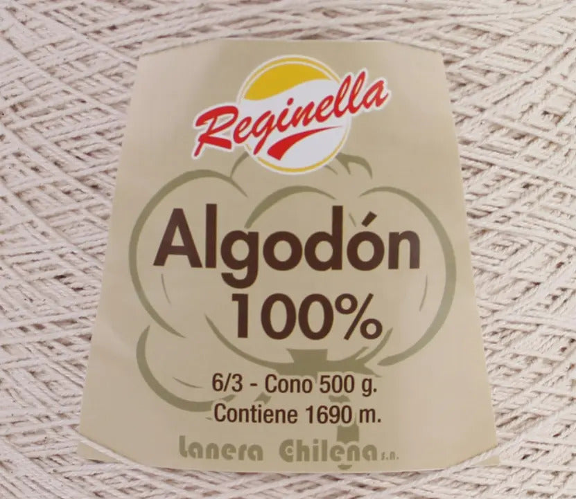 2 X Conos De Algodon 100% Reginella 500grs C/u