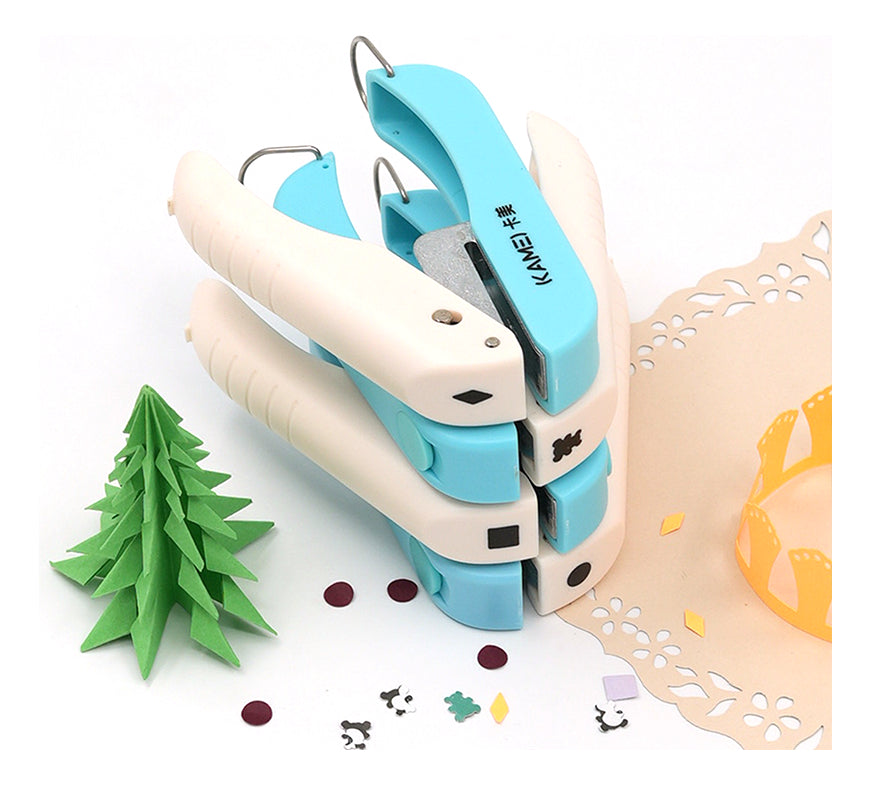 Set Perforadoras Con Formas Para Papel Cartulina Kamei