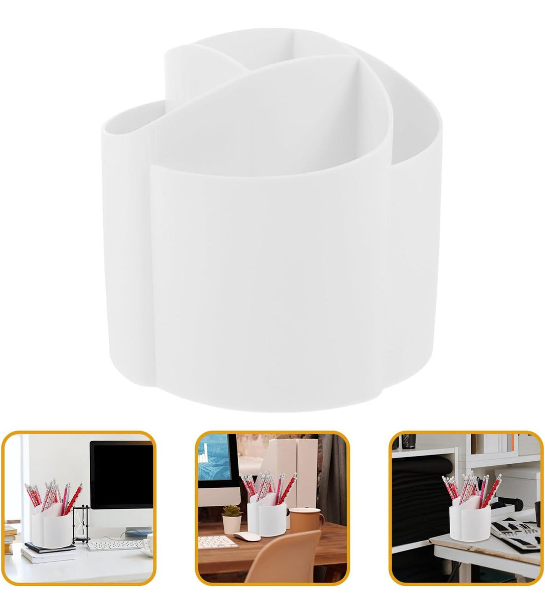 Porta Lapices Giratorio Organizador Para Lapices Escritorio
