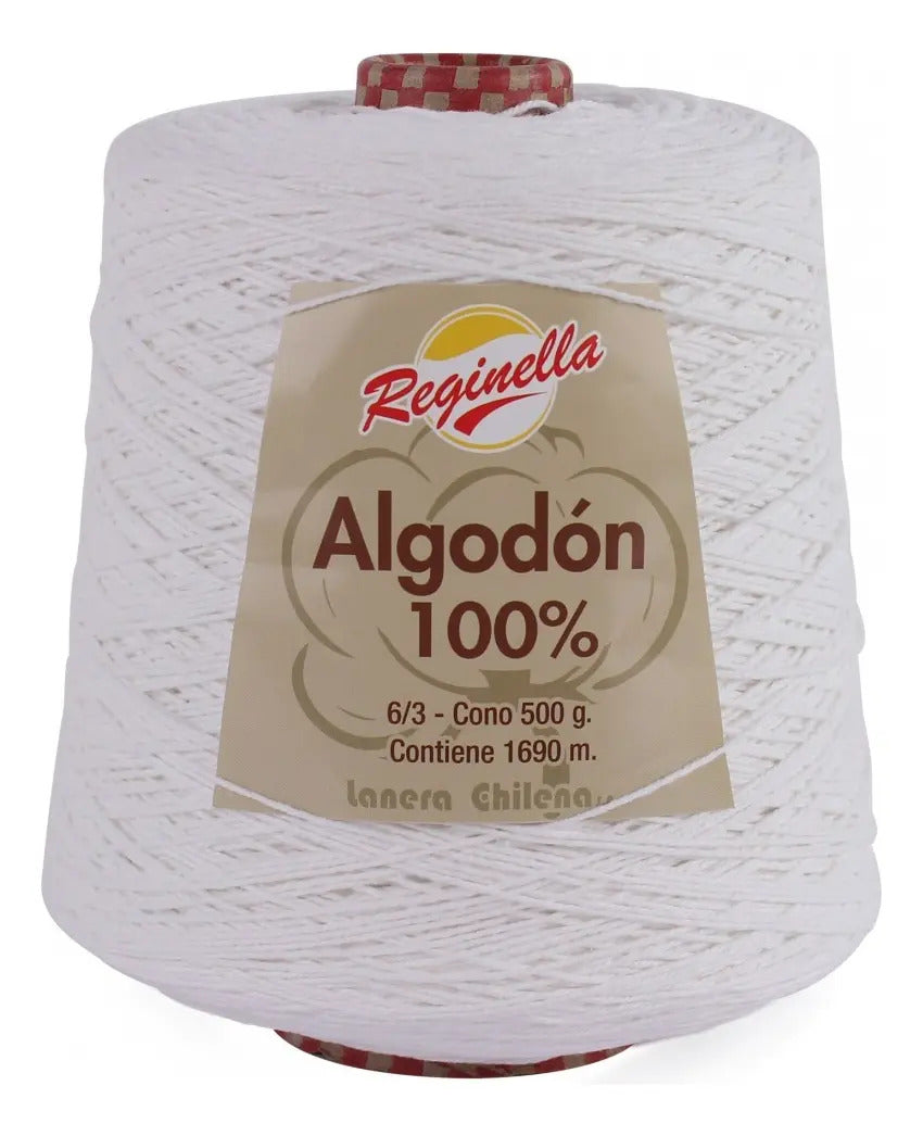 2 X Conos De Algodon 100% Reginella 500grs C/u