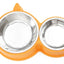Plato Doble Para Mascotas Perro Gato Comedero Metalico