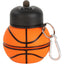 Botella De Silicona Plegable 500ml Forma Pelota Basquetbol