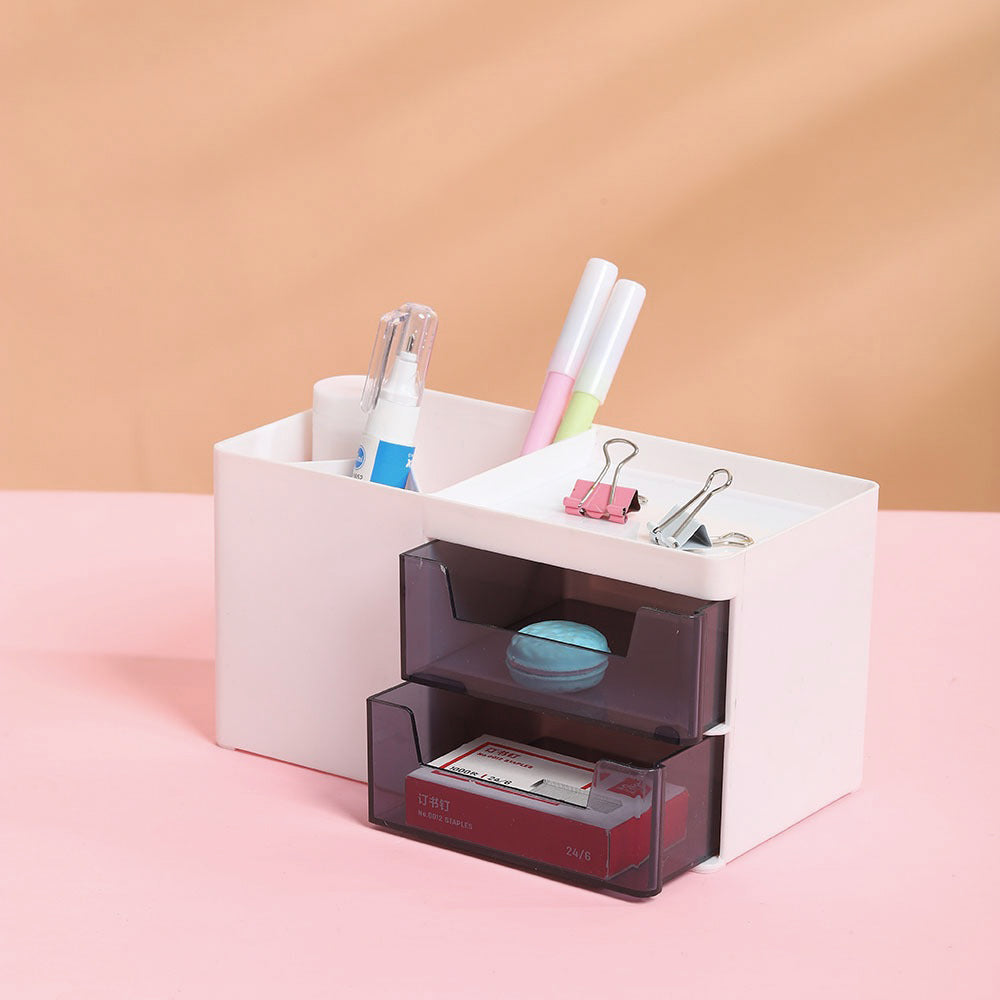 Organizador De Escritorio Con Cajones Y Compartimentos