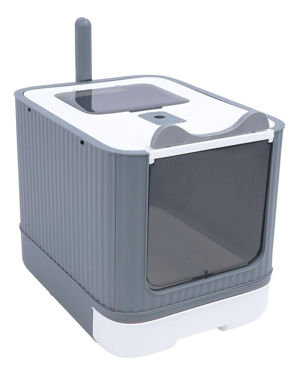 Arenero Cerrado Desmontable Para Gato Con Pala