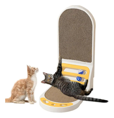 Rascador Vertical Interactivo Para Gatos Con Pelotas