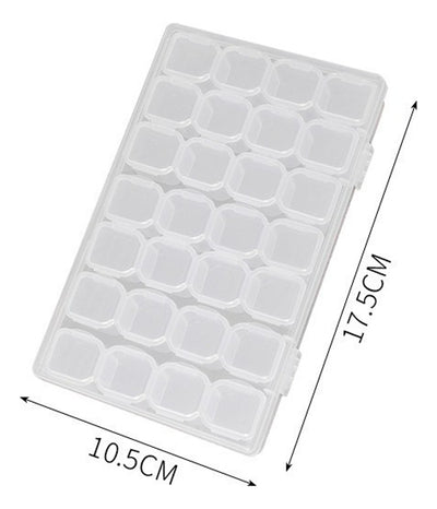 Caja Organizadora Diamond Painting Diy 28 Compartimentos