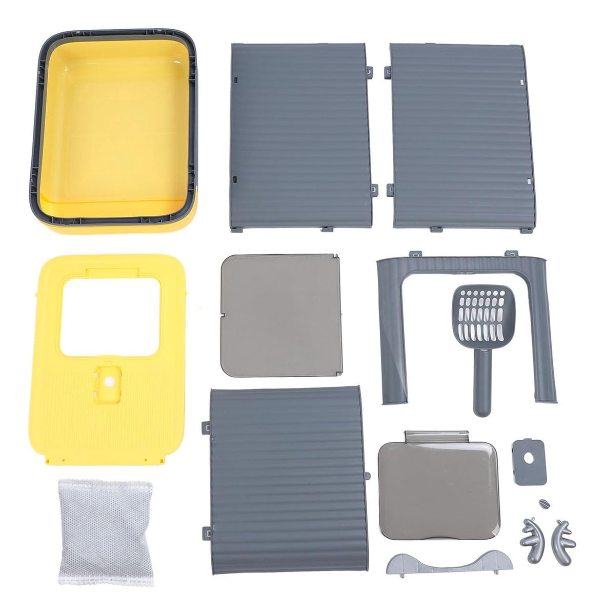 Arenero Cerrado Desmontable Para Gato Con Pala