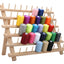 Organizador De Madera Para 60 Hilos De Costura