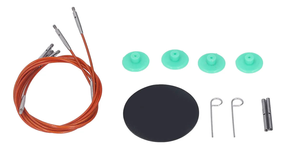 Set Palillos Circulares Intercambiables Para Tejer Y Estuche