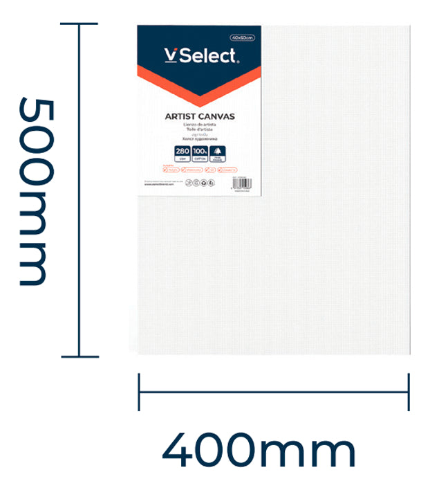 Set 5 Bastidores Para Pintar Lienzo De Tela 40x50cm Algodon