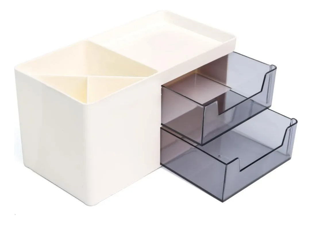 Organizador De Escritorio Con Cajones Y Compartimentos