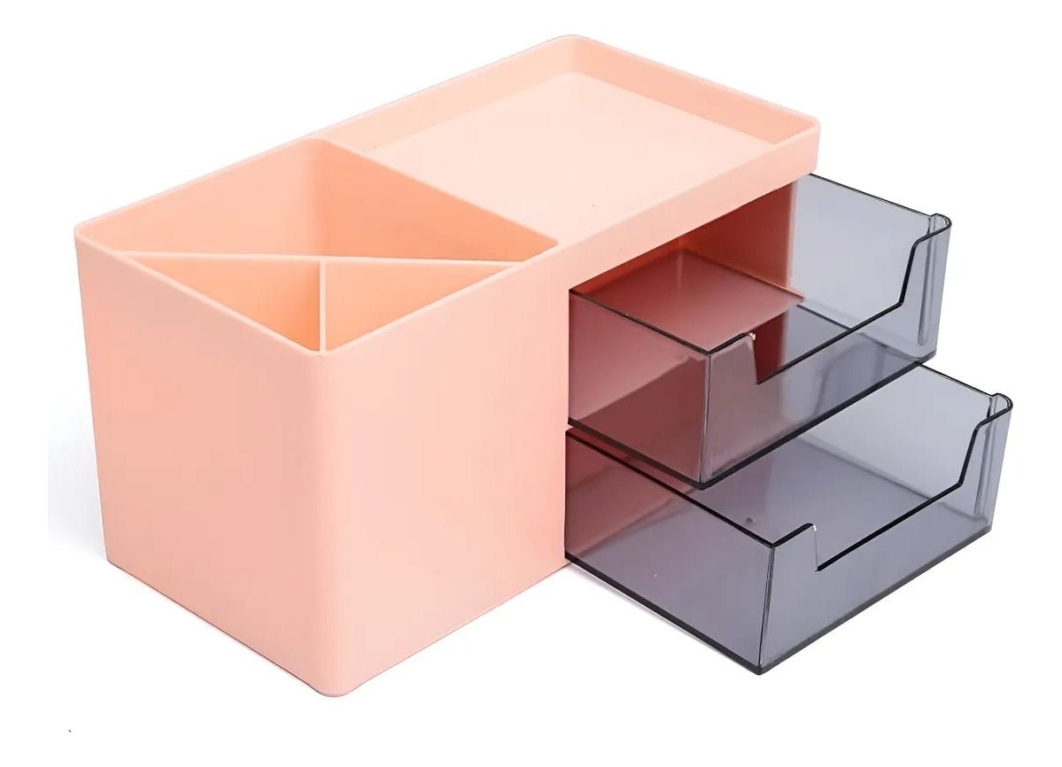 Organizador De Escritorio Con Cajones Y Compartimentos